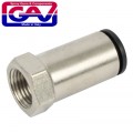 CONNECTOR 6MM X 1/8' F FOR NYLON TUBING